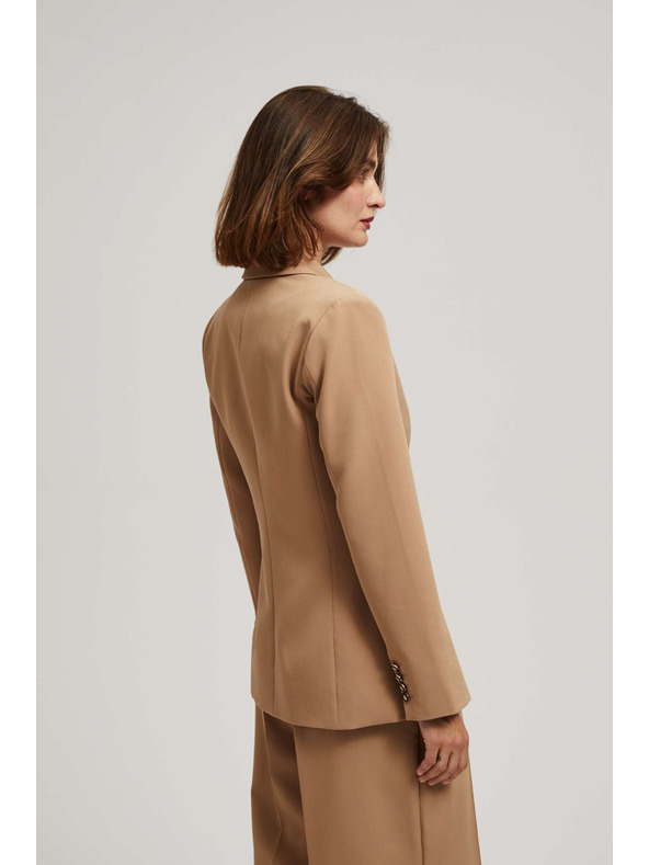 Moodo Jednostranný blejzer tmavo béžový Moodo