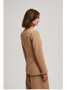 Moodo Jednostranný blejzer tmavo béžový Moodo