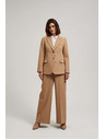 Moodo Jednostranný blejzer tmavo béžový Moodo