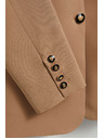 Moodo Jednostranný blejzer tmavo béžový Moodo