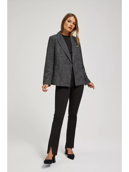 Moodo Dvojradové sako s ozdobnými gombíkmi Moodo