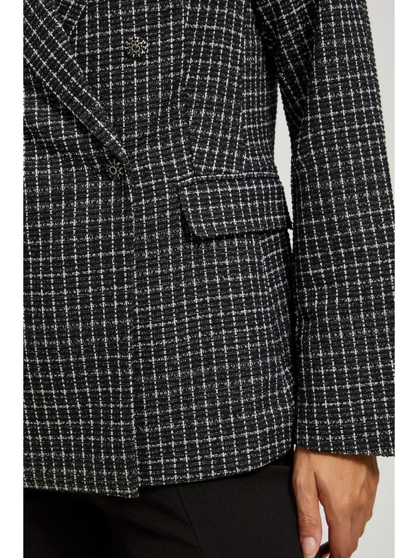 Moodo Dvojradové sako s ozdobnými gombíkmi Moodo