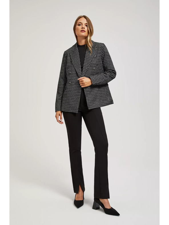 Moodo Dvojradové sako s ozdobnými gombíkmi Moodo