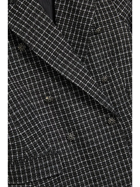 Moodo Dvojradové sako s ozdobnými gombíkmi Moodo