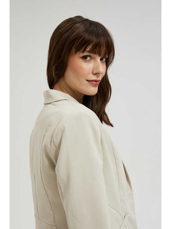 Moodo Krátke sako béžové Moodo