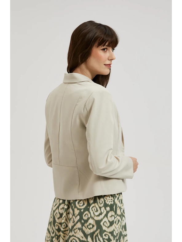 Moodo Krátke sako béžové Moodo