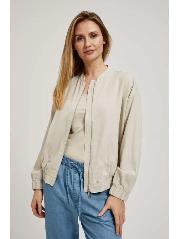 Moodo Béžová bomber bunda Moodo
