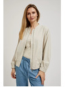 Moodo Béžová bomber bunda Moodo