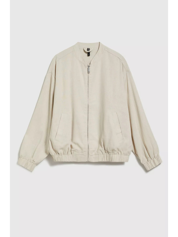 Moodo Béžová bomber bunda Moodo