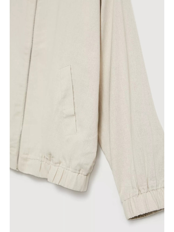 Moodo Béžová bomber bunda Moodo