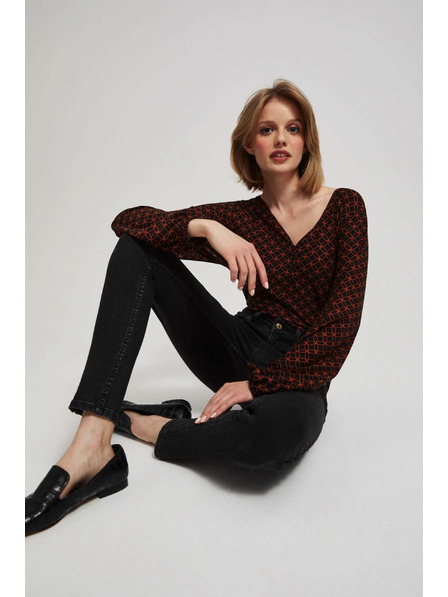 Moodo Skinny džínsy čierne Moodo