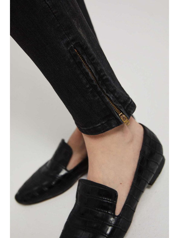 Moodo Skinny džínsy čierne Moodo