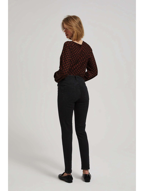 Moodo Skinny džínsy čierne Moodo