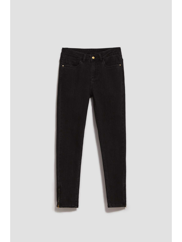 Moodo Skinny džínsy čierne Moodo
