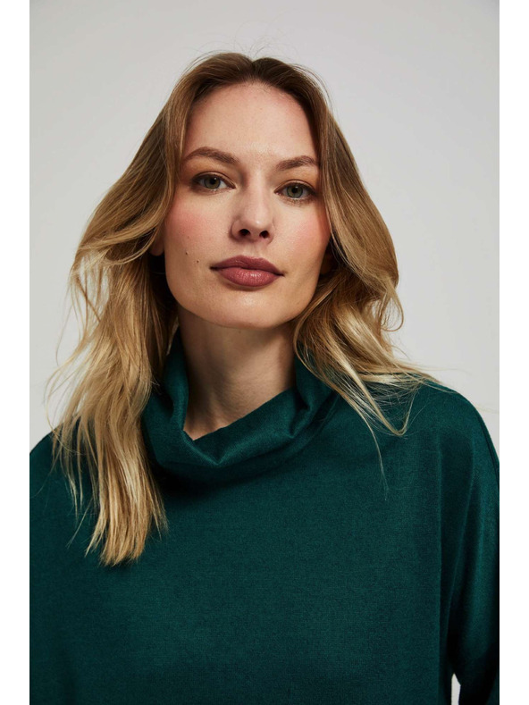 Moodo Blúzka s voľným golierom Moodo