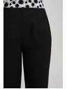 Moodo Čierne nohavice s rovnou nohavicou Moodo
