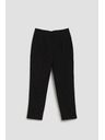 Moodo Čierne nohavice s rovnou nohavicou Moodo