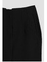 Moodo Čierne nohavice s rovnou nohavicou Moodo