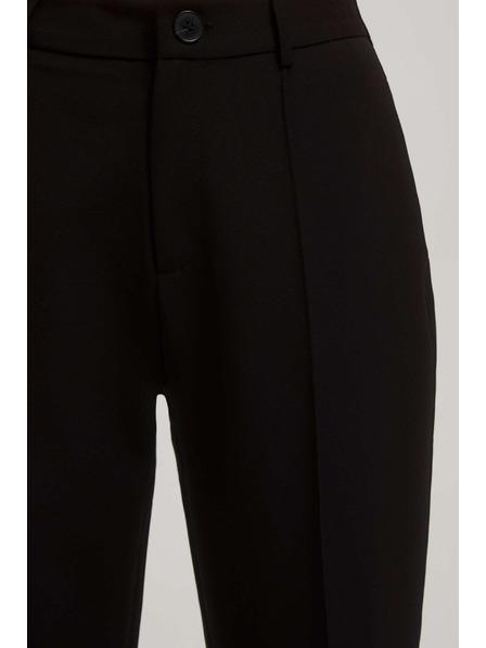 Moodo Čierne nohavice so štruktúrou Moodo