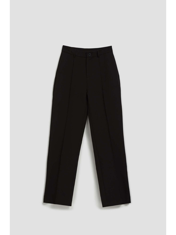 Moodo Čierne nohavice so štruktúrou Moodo