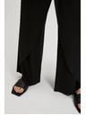 Moodo Čierne nohavice so širokými nohavicami Moodo