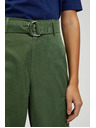 Moodo Khaki cargo nohavice so zúženým strihom Moodo