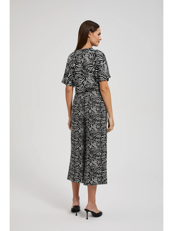 Moodo Čierne nohavicové sukne so vzorom Moodo