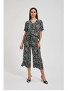 Moodo Čierne nohavicové sukne so vzorom Moodo