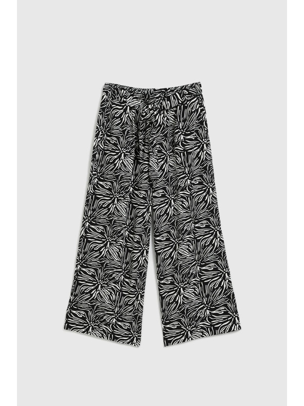 Moodo Čierne nohavicové sukne so vzorom Moodo