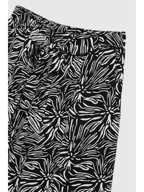 Moodo Čierne nohavicové sukne so vzorom Moodo