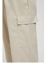Moodo Béžové cargo nohavice s rovným strihom Moodo
