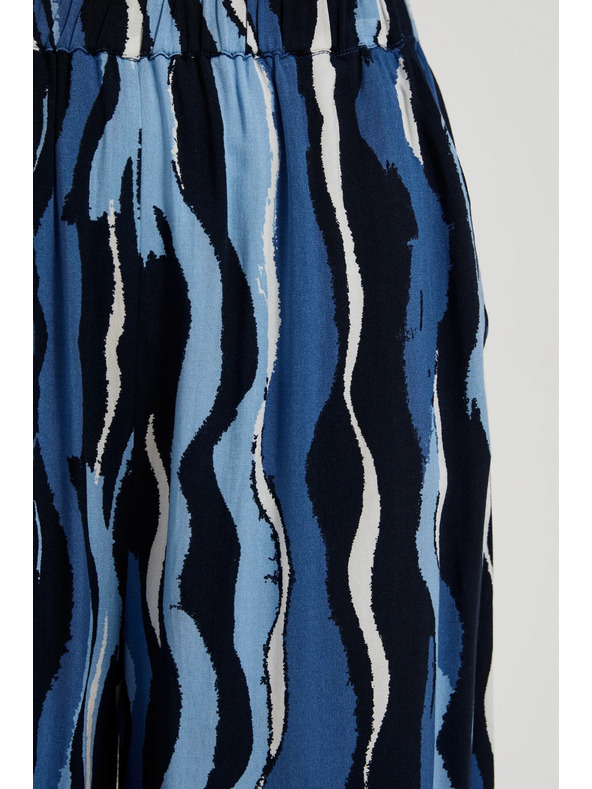 Moodo Vzorované nohavičky kullotes modré Moodo