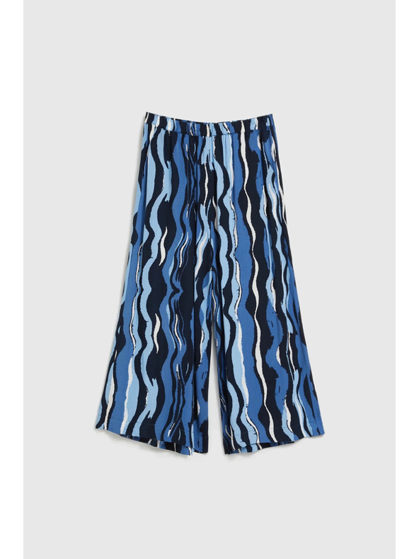 Moodo Vzorované nohavičky kullotes modré Moodo