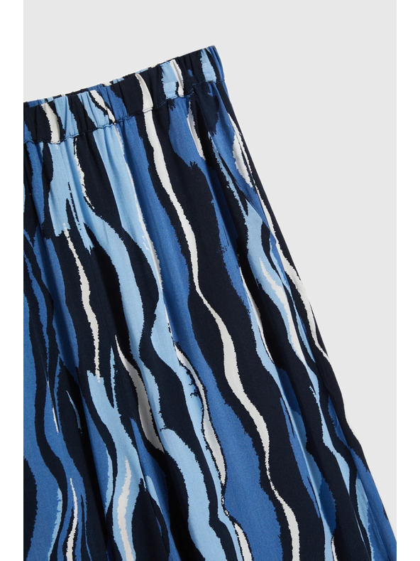 Moodo Vzorované nohavičky kullotes modré Moodo