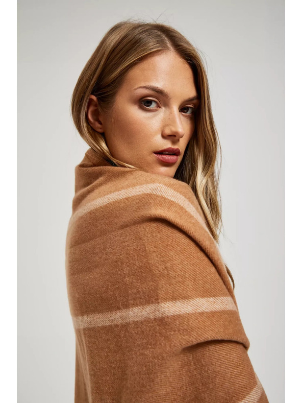 Moodo Smaragdový šál so strapcami Moodo