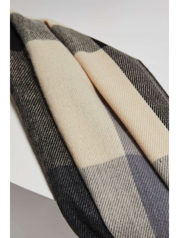 Moodo Šál v kostke modrý Moodo