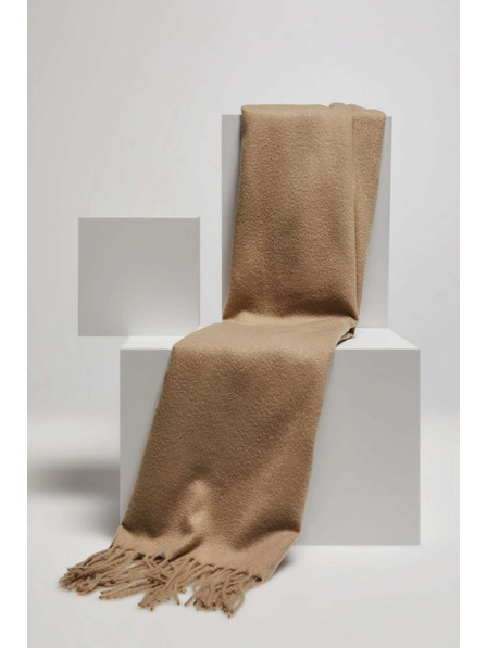 Moodo Hladký tmavo béžový šál Moodo