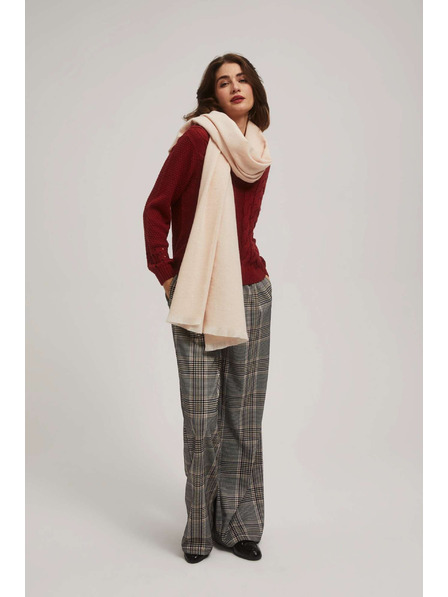 Moodo Hladký pudrovo ružový šál Moodo