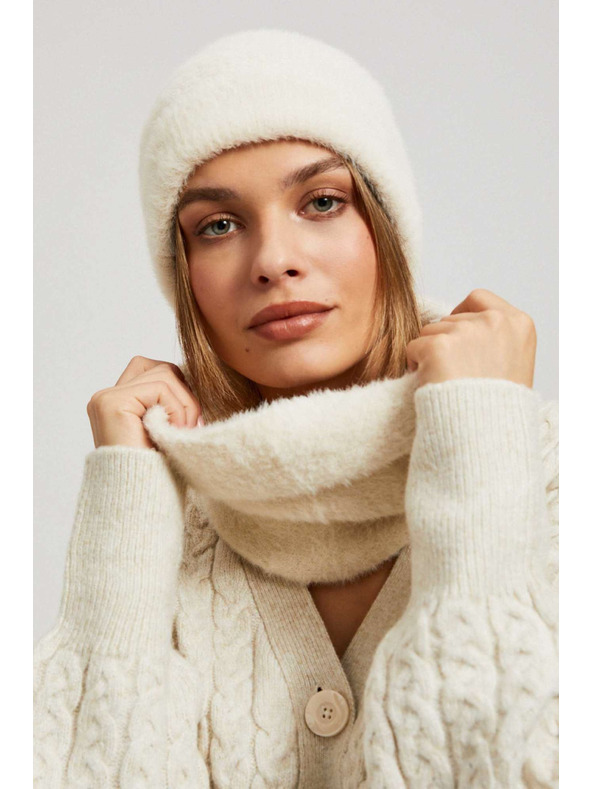 Moodo Hladký nákrčník pieskovej farby Moodo