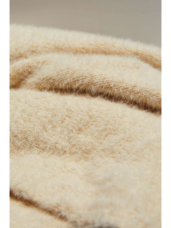 Moodo Hladký nákrčník pieskovej farby Moodo