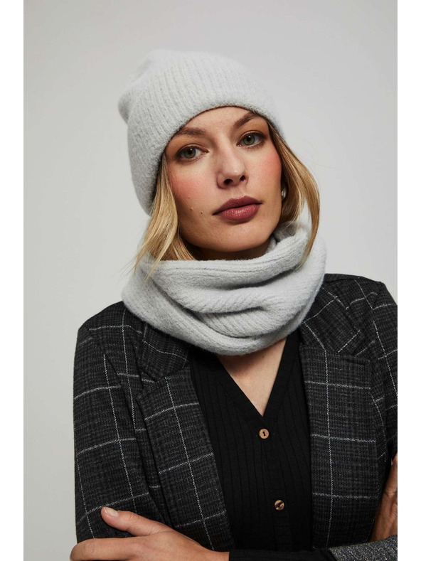 Moodo Hladký šál s metalickou niťou Moodo