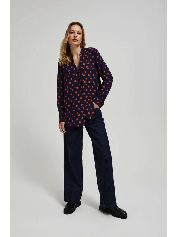 Moodo Košeľa s dlhým rukávom Moodo