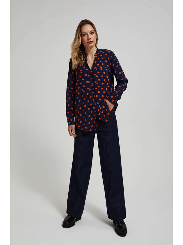 Moodo Košeľa s dlhým rukávom Moodo