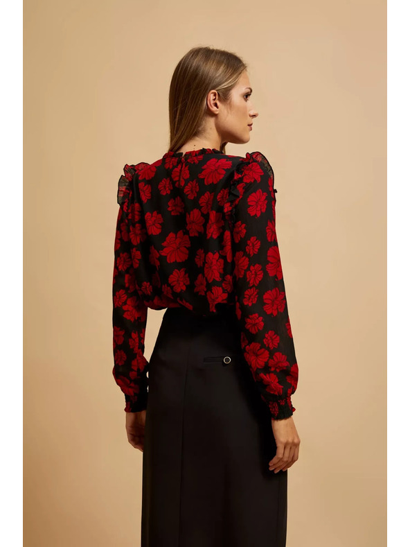 Moodo Košeľa s kvetinovým vzorom Moodo