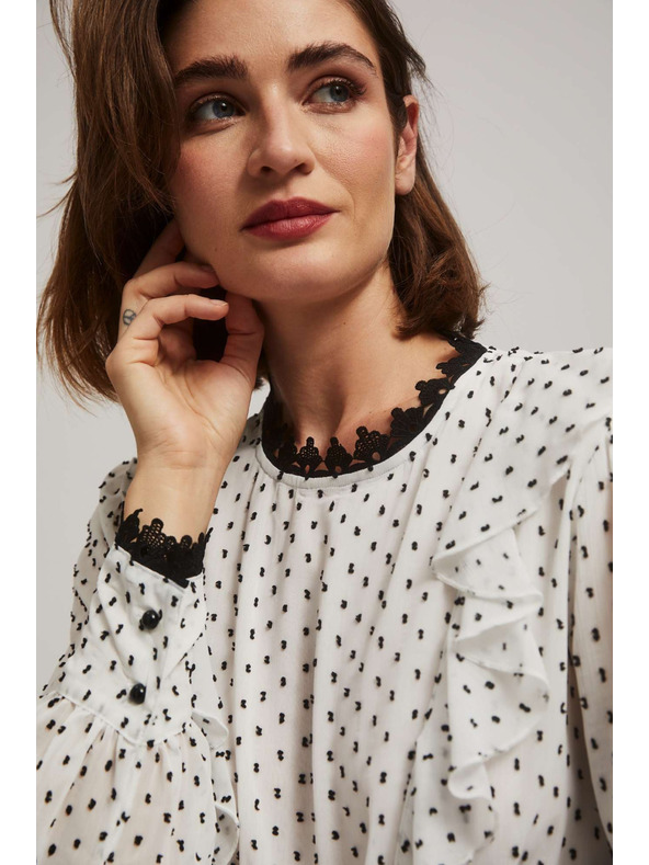 Moodo Košeľa s volánikmi Moodo