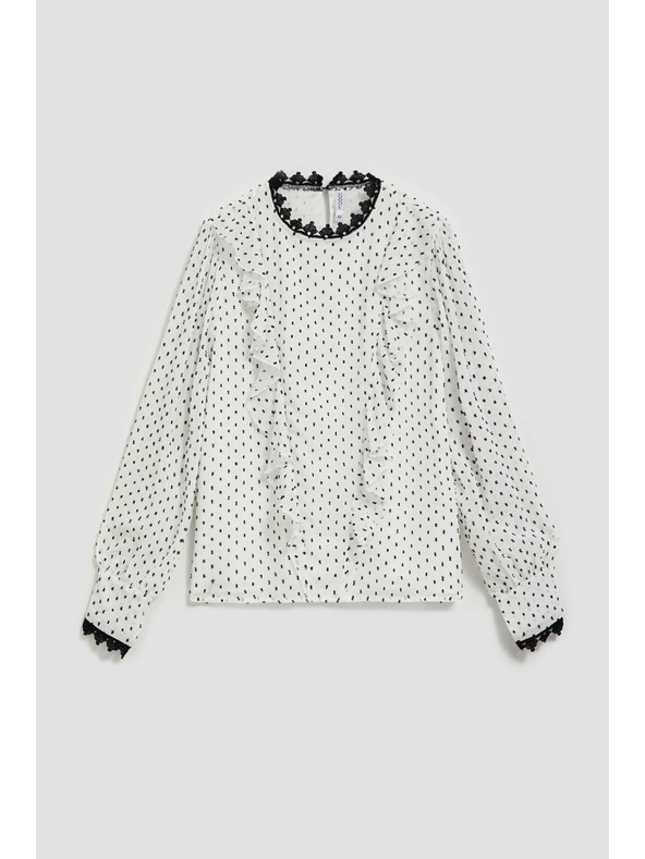 Moodo Košeľa s volánikmi Moodo