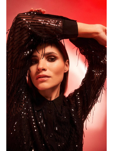 Moodo Košeľa s flitrami Moodo