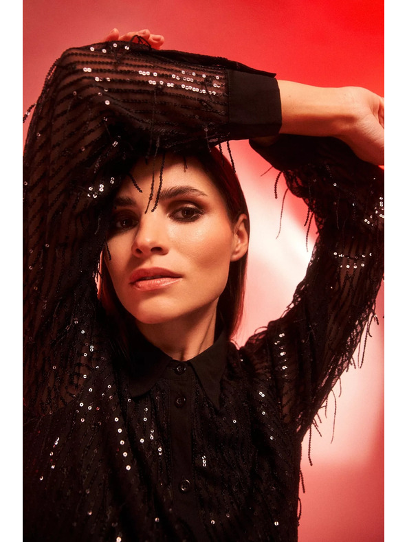 Moodo Košeľa s flitrami Moodo