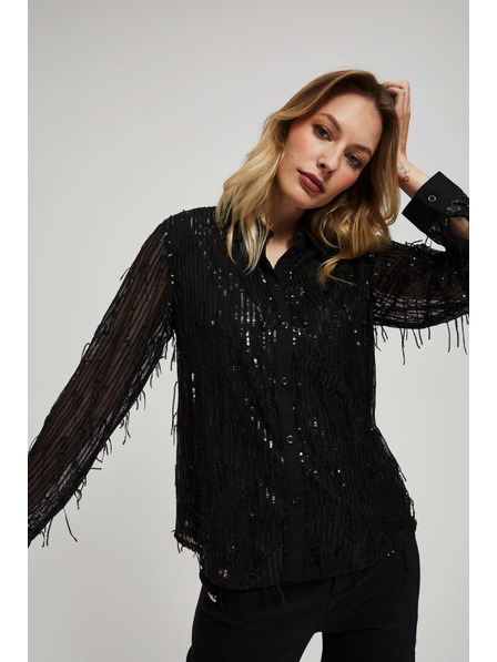 Moodo Košeľa s flitrami Moodo