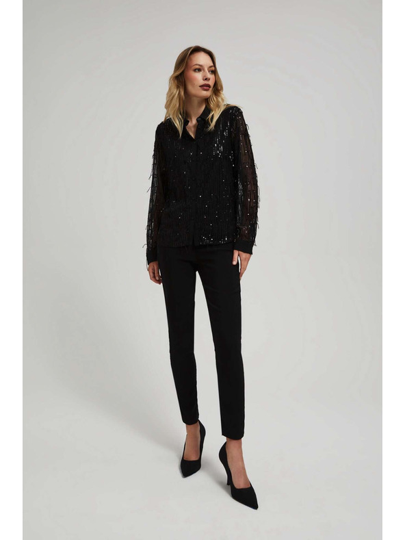 Moodo Košeľa s flitrami Moodo